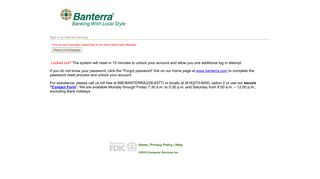 Banterra Bank - Online Banking - myebanking.net
