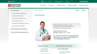 For Physicians | Baptist Health South Florida