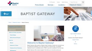 Baptist Gateway Montgomery, Alabama (AL), Baptist Health