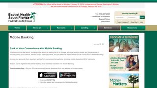 Mobile Banking - Baptist Health South Florida Federal Credit Union
