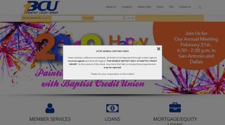 Baptist Credit Union | Honestly, your best financial partner