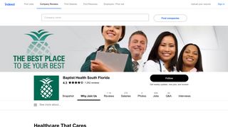 Baptist Health South Florida Mission, Benefits, and Work Culture ...