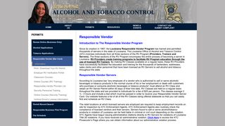 Responsible Vendor (Bar Card) - The Louisiana Office of Alcohol and ...