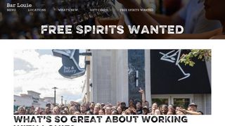 Bar Louie | Work With Us