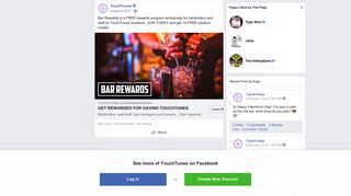 TouchTunes - Bar Rewards is a FREE rewards program... | Facebook