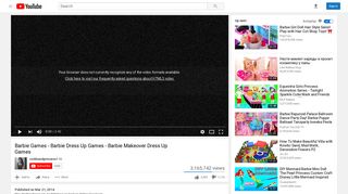 Barbie Games - Barbie Dress Up Games - Barbie ... - YouTube