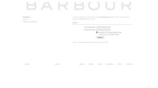 Barbour Vineyards - Login