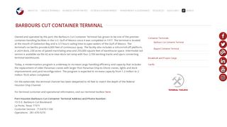 Barbours Cut Container Terminal - Port Houston