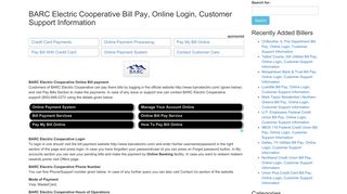 BARC Electric Cooperative Bill Pay, Online Login, Customer Support ...