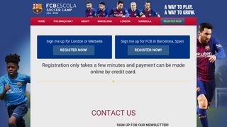 The Official FC Barcelona Soccer CampsRegister Now - The Official ...