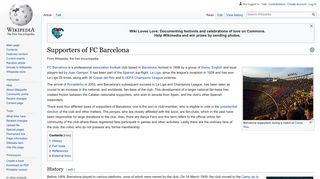 Supporters of FC Barcelona - Wikipedia