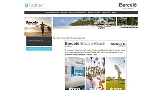 Barceló Partner Club – USA - Special Rates for Travel Agents in ...