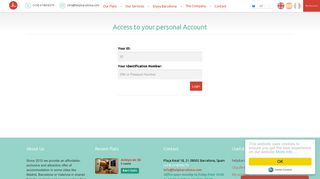 helpBarcelona | Login to your personal Account