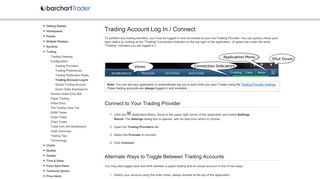 Barchart Trader | Trading Account Log In / Connect