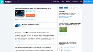 Barclaycard Arrival® Plus World Elite Mastercard - WalletHub