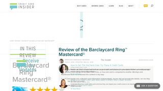 2019 Review: Barclaycard Ring Mastercard - Most Unique Credit Card?
