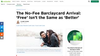No-Annual-Fee Barclaycard Arrival Review - NerdWallet