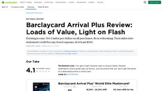 Barclaycard Arrival Plus Review: Loads of Value, Light on Flash ...
