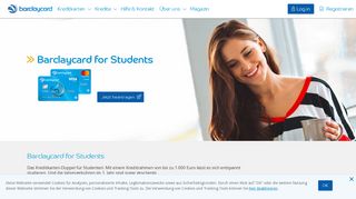 Kreditkarte für Studenten: Top Konditionen | Barclaycard