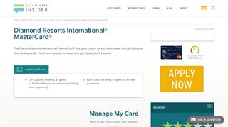 Diamond Resorts International® MasterCard® - Credit Card Insider