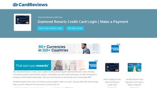 Diamond Resorts Credit Card Login | Make a Payment - Card Reviews