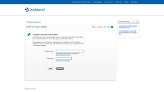 Barclaycard | Forgotten your username or ID number