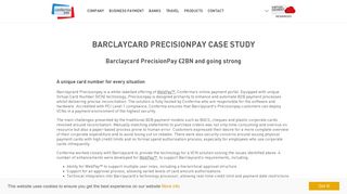 Barclaycard PrecisionPay case study - Conferma