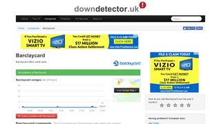 Barclaycard down? Current problems and issues | Downdetector