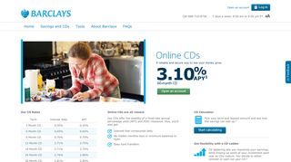 Online CDs Page | Barclays