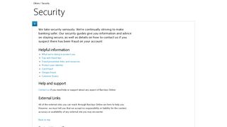 Security | Barclays