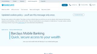 Barclays Mobile Banking | Wealth Management