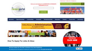 How to apply for jobs at Absa | Careers Portal