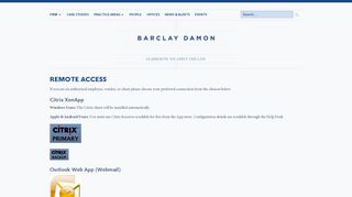 Barclay Damon LLP - Login