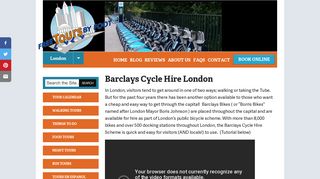 Barclays Cycle Hire | London Bike Share - Free Tours by Foot
