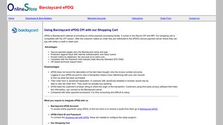 Setting up Barclaycard ePDQ with an Onine Shop
