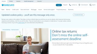 Get a log-in for your tax self assessment | Barclays