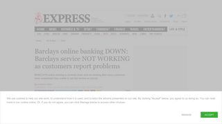 Barclays online banking down: Barclays service not working as ...