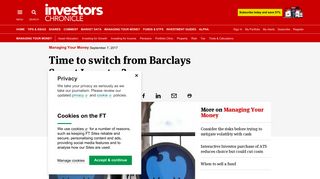 Time to switch from Barclays Smart Investor? - Investors Chronicle