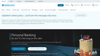 Barclays: Personal banking