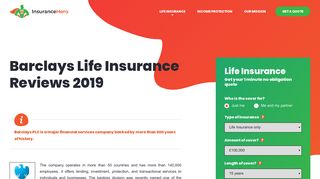 Barclays Life Insurance Quotes & Review 2018 | Insurance Hero