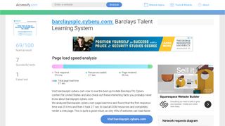 Access barclaysplc.cyberu.com. Barclays Talent Learning System
