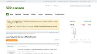 Alternative to Barclays Marketmaster - Investing - Forums ...