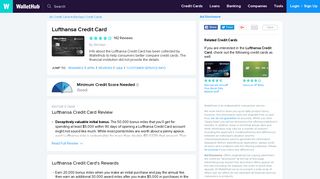 Lufthansa Credit Card Reviews - WalletHub