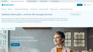 Personal banking | Banking and Investing Overseas | Barclays