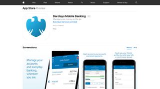 Barclays Mobile Banking on the App Store - iTunes - Apple