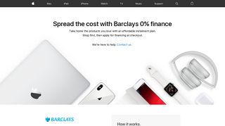 Apple Financing with Barclays - Apple (UK)