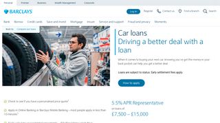 Car finance | Car loan calculator | Barclays