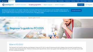 Beginner's guide to PCI DSS | Barclaycard Business