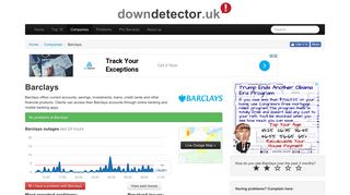 Barclays down? Current problems and issues | Downdetector