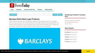 Barclays Online Bank Login Problems | Down Today